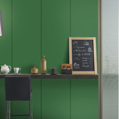 KAJARIA PLAIN COLOUR HGL PARAKEET GREEN LAMINATE (KL HGL - 9028)