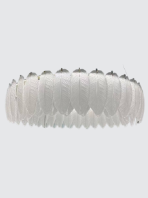 Neptune Crystal Feather Chandelier Ceiling Light  85872/600