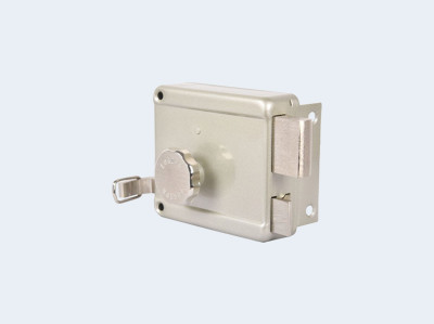 EUROPA NIGHT LATCH SURFACE MOUNT DOOR LOCK- MUCH SAFER THAN ALDROPS (KNOB INSIDE) - 6010NS