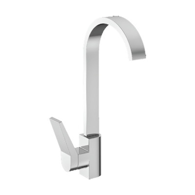 AFEY AERO PILLAR TAP WITH SWAN NECK PILLAR TAP AND EXTENDED SPOUT