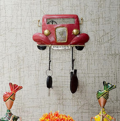 OPPERSTE METAL RED CAR KEY
HOLDER WALL ART