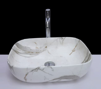 mansico cello Latest Ceramic Wash Basin Stylish Luxurious Countertop 1034