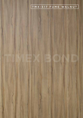 TMX-517 FUME WALNUT wooden texture Aluminum Composite Panel (ACP Sheet) by Timex. 3 MM