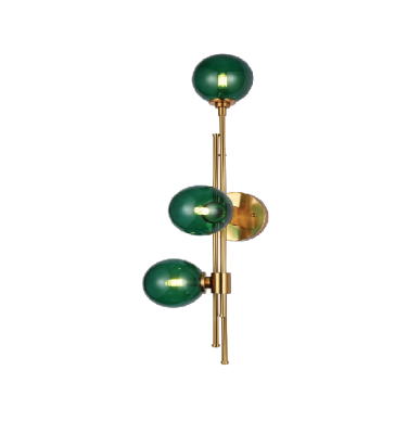 S2B2 Mid Century Modern Wall Sconce green Lighting Glass  AW-04-049