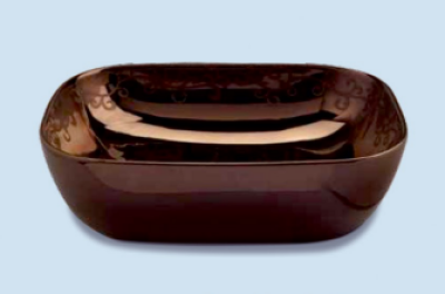 POWER PLUS Glossy Rose Gold Table Top Basin PPTT-377