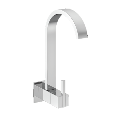 AFEY EDGE SINK COCK WITH EXTENDED SWIVEL SPOUT.