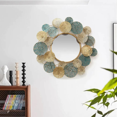 Flower Metal Wall Mirror