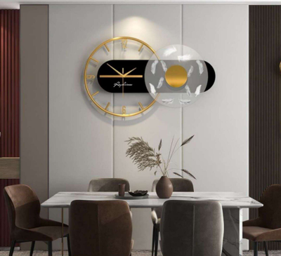 Evvan Modern Wall Clock for Living Room Decor