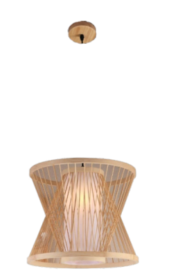 Neptune SHUANF Bamboo Woven Spherical Pendant Light 2041-1