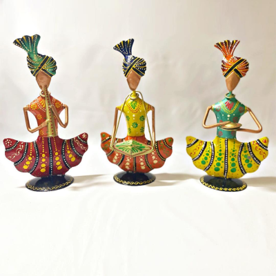 OPPERSTE METALLIC MUSICIAN
FIGURINE SET OF 3