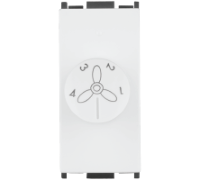 ANCOR WOODS FAN REGULATORS & DIMMERS, 240V~, 50Hz Fan Step Regulator Tiny EME 100W, ISI,
1 Module