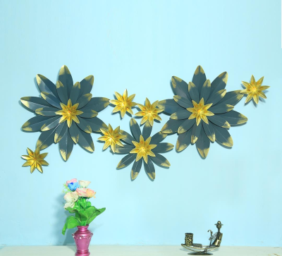 OPPERSTE GOLDEN & GREEN
FLOWERS WALL DECOR