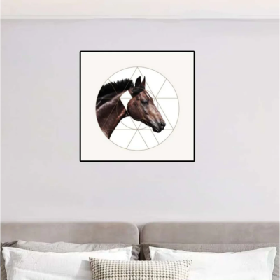 Evvan ANIMALS HORSE HEAD MODULAR PICTURES WALL PRINT PICTURES FOR LIVING ROOM