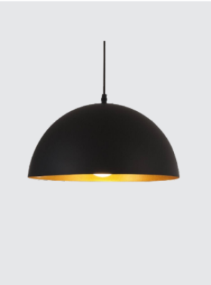 NEPTUNE Metallic Black Pendant Hanging Light 7502/1