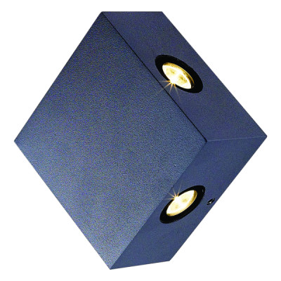 NEPTUNE 4 WAY SQUARE WALL LIGHT WITH LENSE