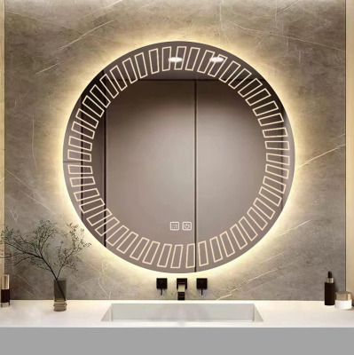 Evaan Apollo Round LED Bathroom Mirror 3 LED Lights
