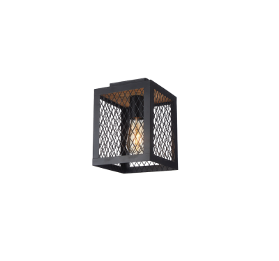 S2B2 Catterick Mesh Ceiling Light Black TR-04-039