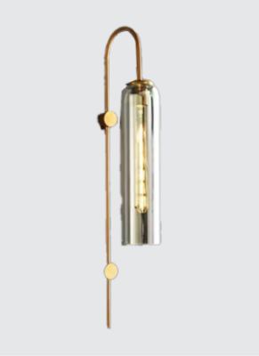 Neptune Ojas Gold Long Glass Glass Wall Light B208-B