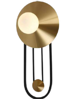 Neptune Modern Brass Morden Wall Light 6431