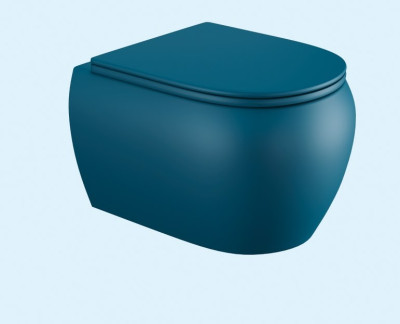 POWER PLUS R2 PINE BLUE Wall Hung Toilet