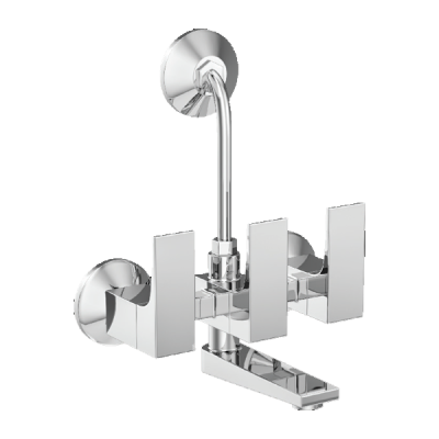 AFEY UNIPOL WALL MIXER 3 IN 1 WITH SHOWER PROVISION WITH OVERHEAD SHOWER PROVISION