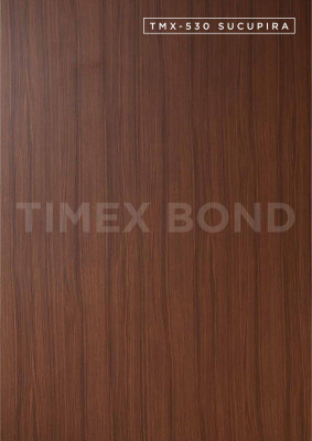 TMX-530 SUCUPIRA wooden texture Aluminum Composite Panel (ACP Sheet) by Timex. 3 MM