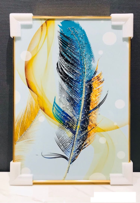 Evaan Feathers Wall Art Painting