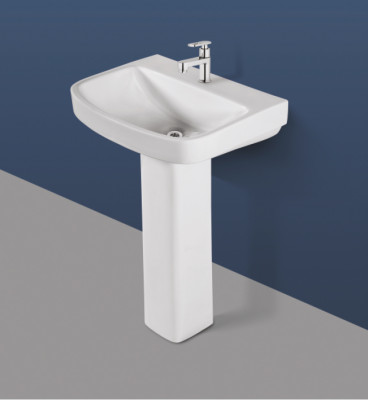 Lycos flora white padestal basin 5001WB