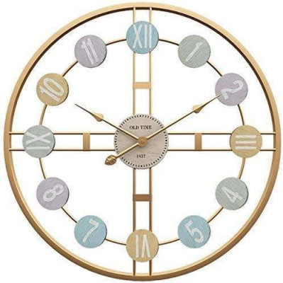 Color Palette Round Metal Wall Clock