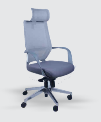 Zak High Back Gray Office Chair EMC-018