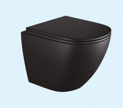 POWER PLUS R1 CHARCOAL BLACK Wall Hung Toilet