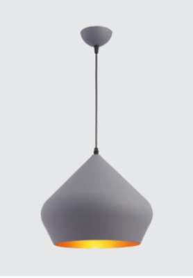 NEPTUNE Aluminum Metal Ceiling Pendant Gray Light 7821/1