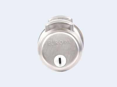 EUROPA FEATHER TOUCH PRESS BUTTON CYLINDRICAL LOCK FOR MINIMUM 28mm DOOR PANEL (THUMBTURN INSIDE, EMERGENCY OPENING OUTSIDE)