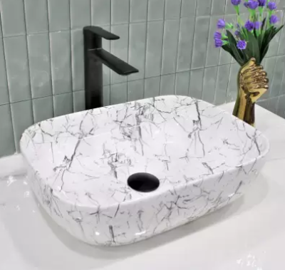mansico royal Ceramic Luxurious Table Top Bathroom Sink Wash Basin 1006