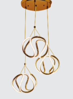 Neptune Metal Goldan Ceiling Light JL4027