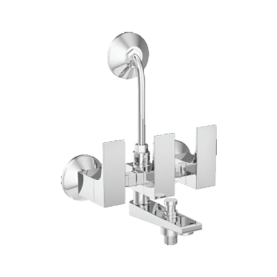 AFEY UNIPOL WALL MIXER 3 IN 1 WITH SHOWER PROVISION 3 IN 1 SYSTEM WITH PROVISION FOR HAND SHOWER AND OVER HEAD SHOWER