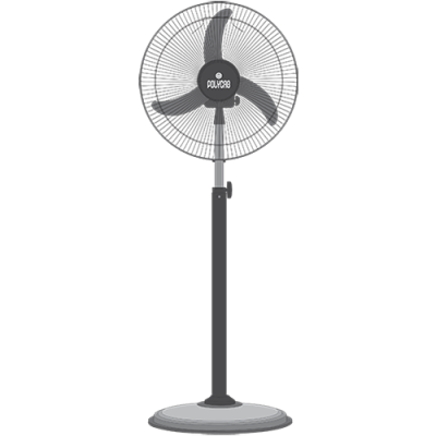 Polycab 400MM 16 P FAN AFRESH FARRATA BLACK