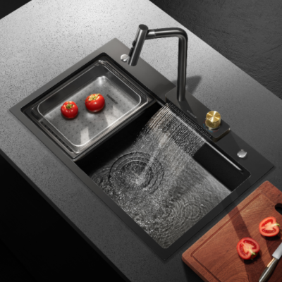 POWER PLUS MASSY Pro Stone Texture Handmade Sink