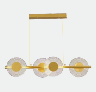 Neptune Gold Painted Led Hanging Light 8098