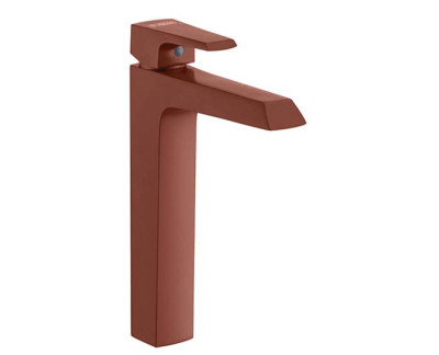 Asianpaints Matt Red Single Lever Basin Mixer Extended RDMYBM102