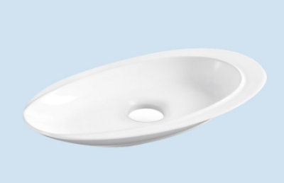 POWER PLUS Glossy white Table Top Basin PPTT-599