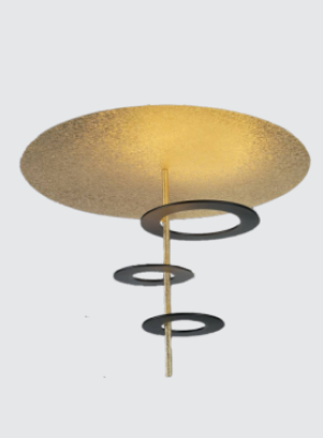 Neptune Integrated LED Unique Tiered Circular Chandelier 8249-BK