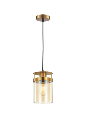 S2B2 Amber Round Morden Pendant Light TR-04-026