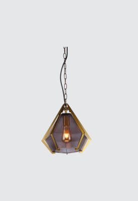 NEPTUNE  Modern Simplicity Geometric Glass Suspension Light 7257-L SM