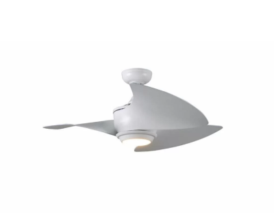 Luxaire Matt White - Funky Fans With Light LUX 1297