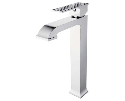 Asian paints DIMANTA Single lever wash basin mixer with extended body Length of spout : 5.4 inches Height of aerator : 9.7 inches