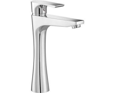 Asian paints INVICTUS Single lever basin mixer with extended body without pop-up waste system Length of spout : 5.85 inches Height of aerator : 8.25 inches