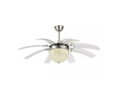 Luxaire Lotus Crystal Chandelier Fan SLR-0043