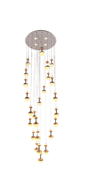 S2B2 Lights Led Light Double Height Duplex Stair Chandelier AM-04-170