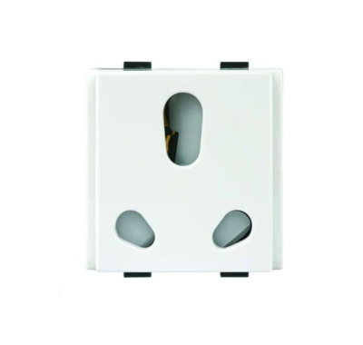 Anchor Roma plus 6A/16A Twin Socket 2 Module ISI 289368